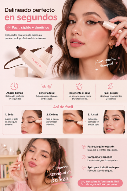 Eyeliner Doble Punta Facil de usar