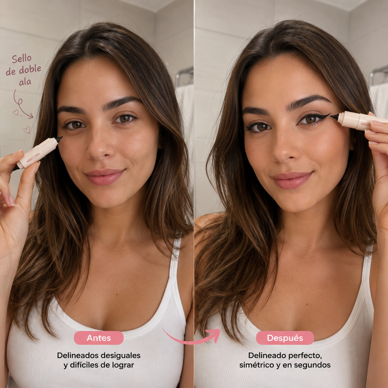 Eyeliner Doble Punta Facil de usar